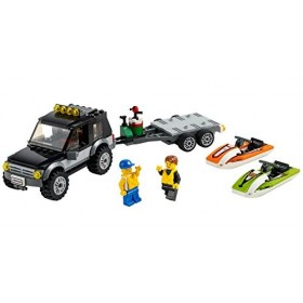 LEGO City - 60058 - Jeu De Construction - Le 4x4 De Transport des Jet-Skis