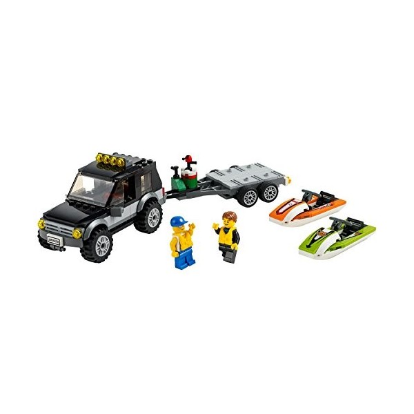 LEGO City - 60058 - Jeu De Construction - Le 4x4 De Transport des Jet-Skis