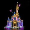 YEABRICKS LED Lumière pour Lego-43222 Disney Le château Disney Modèle de Blocs de Construction Ensemble Lego Non Inclus 