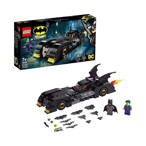 LEGO® - Batmobile : la Poursuite du Joker DC Comics Super Heroes Jeux de Construction, 76119, Multicolore