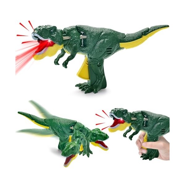 Jadyon Jouet dinosaure à bascule Trigger The T-REX - Jouet amusant - Tyrannosaure Rex - Jouet amusant pour fête et blague - J