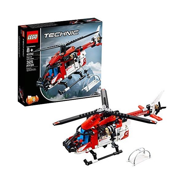 Lego Technic Rettungs-Helicopter 42092 Bauset, Neu 2019 325 Teile 