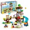 LEGO 10993 Duplo La Cabane dans l’Arbre 3-en-1, Jouet Éducatif pour Enfants Dès 3 Ans, Filles et Garçons, avec 4 Figurines An