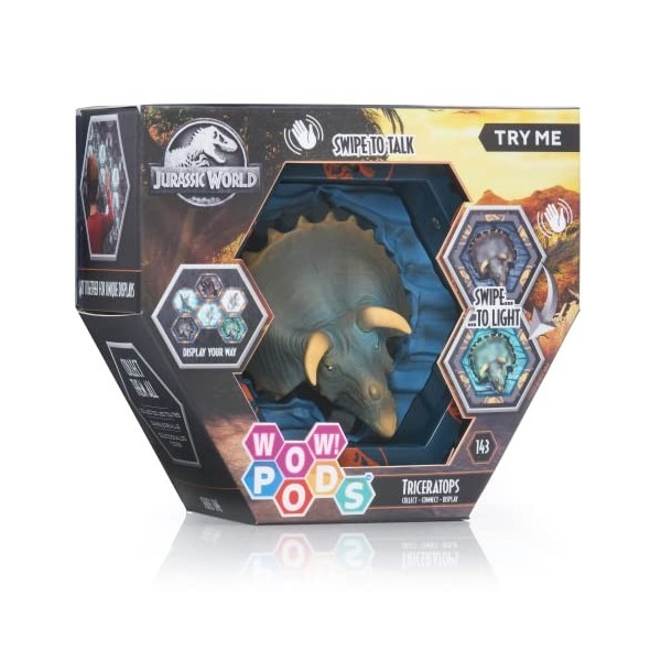 Figure LED Wow! Pod Triceratops Jurassic World sonido