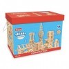 Jeujura - 8338- Jeux de Construction-Tecap Baril de Planchettes Classic - 500 Pieces