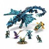 LEGO 71754 Ninjago Le Dragon de l’Eau: Jeu de Construction Ninja pour Enfants de 9 Ans et Plus, Cadeau Unique pour Fans de Ni