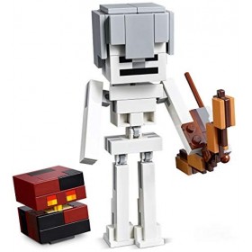 LEGO 21150 Minecraft Bigfigurine Squelette avec Un Cube de Magma