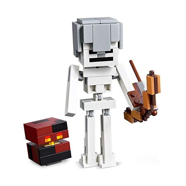 LEGO 21150 Minecraft Bigfigurine Squelette avec Un Cube de Magma