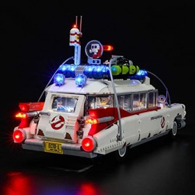 BRIKSMAX Kit d’éclairage à LED CreatorGhostbusters™ ECTO-1 - Compatible avec Lego 10274 Blocs de Construction Modèle- Pas inc