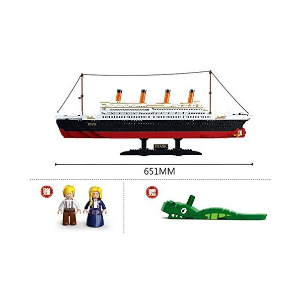 Sluban- Titanic Jeux de Construction, M38-B0577, Multicolore