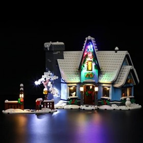 BRIKSMAX Kit d’éclairage à LED pour Lego Creator La Visite du Père Noël - Compatible avec Lego 10293 Blocs de Construction Mo