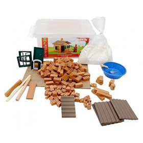 Teifoc Kit de Construction - Maison avec Barbecue - 185 pièces