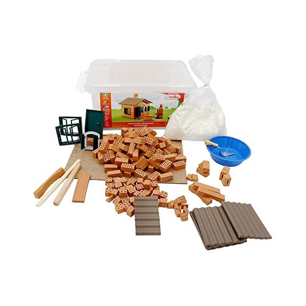 Teifoc Kit de Construction - Maison avec Barbecue - 185 pièces