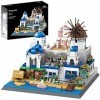 Ensemble de Blocs de Construction Apostrophe Games Santorini - 1372 Pièces - Blocs de Construction modèles pour Adultes et En