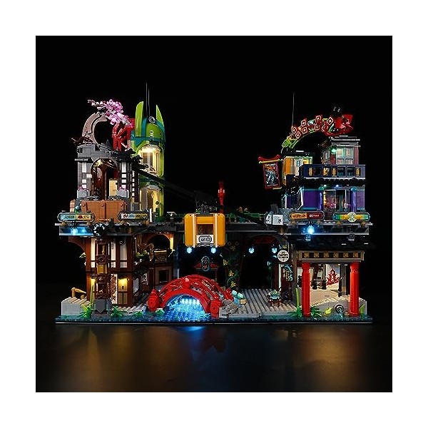 Kyglaring Kit déclairage LED pour Lego-71799 City Markets - Conçu pour Les maquettes Lego Building Blocks - Non Inclus dans 