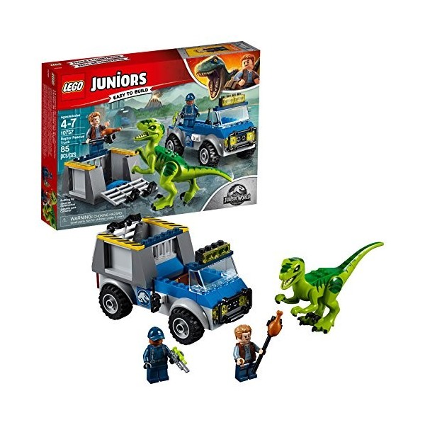 Lego Juniors Le Camion de Secours des Raptors 10757 85 Pièces 