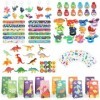 Lot de 96 mini figurines dinosaures pour anniversaire denfant