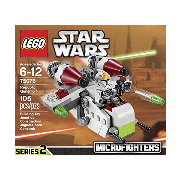 LEGO Star Warstm - 75076 - Jeu De Construction - Republic Gunship