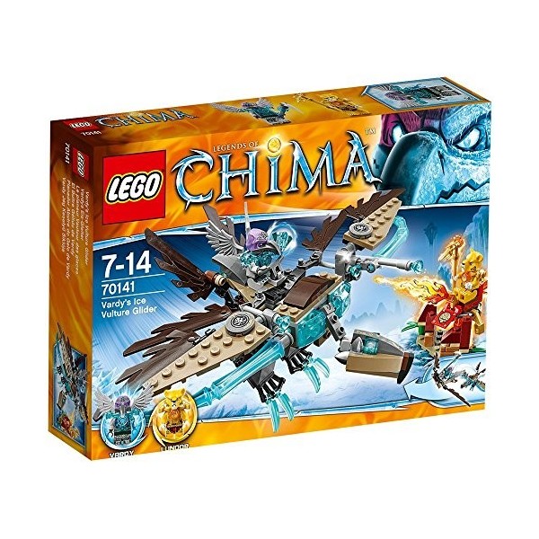 Lego Legends Of Chima-playthèmes - 70141 - Jeu De Construction - Le Planeur Vautour des Glaces