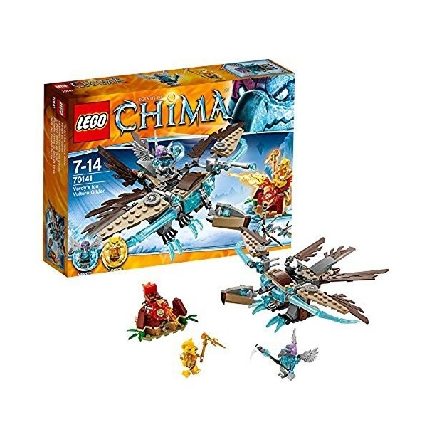 Lego Legends Of Chima-playthèmes - 70141 - Jeu De Construction - Le Planeur Vautour des Glaces