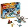 Lego Legends Of Chima-playthèmes - 70141 - Jeu De Construction - Le Planeur Vautour des Glaces