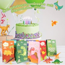 Lot de 96 mini figurines dinosaures pour anniversaire denfant