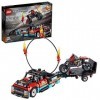 LEGO 42106 Technic Le Spectacle de Cascades du Camion et de la Moto, Jouet 2-en-1 Enfant 8 Ans et +, Idée Cadeau Anniversaire