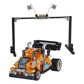 LEGO Technic 42104 - 2-en-1 Pull-Back - Race Truck Dragster 227 pièces 