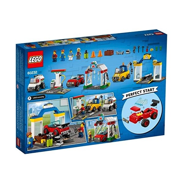 LEGO® -Le Garage Central City Jeux de Construction, 60232, Multicolore