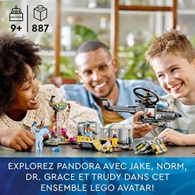 LEGO 75573 Avatar Les Montagnes Flottantes: Secteur 26 et Samson RDA, Jouet avec Figurine Animal Equidius, et Inclut 5 Minifi