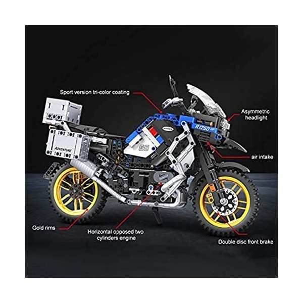 Technique Moto Jouet de Construction pour BMW R 1250 GS, 2369