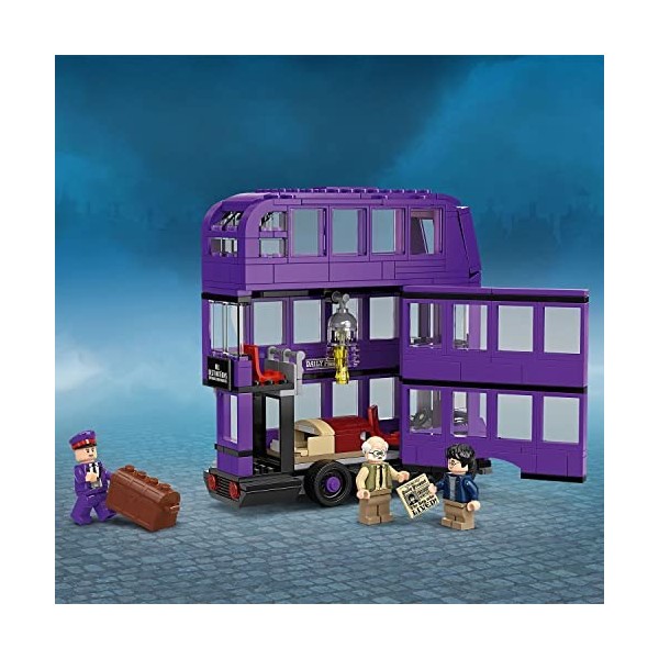 LEGO 75957 Harry Potter Le Magicobus, Ensemble de Collection à Trois étages avec Figurines