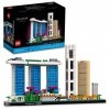 LEGO Architecture Skyline Collection : Singapour - 21057 - Kit de construction - Modèle de présentation à collectionner pour 