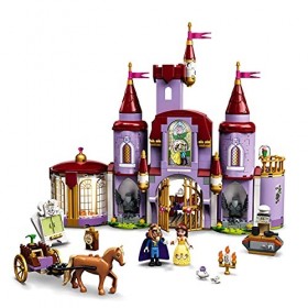 LEGO 43196 Disney Le château de la Belle et la Bête, Jouet du Film Disney avec Mini Figurines