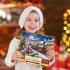 Calendrier de lavent 2023 Puzzle Adulte Enfant Cadeau de Noël, 24 Boîtes de Puzzles Pour Compte à Rebours Jusquà Noël Décor