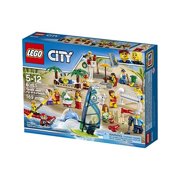 LEGO - 60153 - Ensemble de Figurines City - La Plage