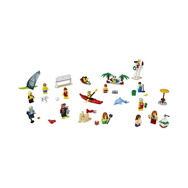 LEGO - 60153 - Ensemble de Figurines City - La Plage