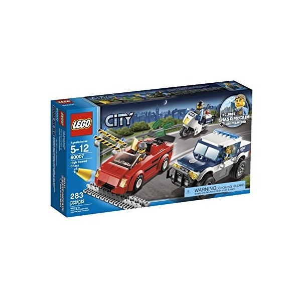 LEGO City - 60007 - Jeu de Construction - La Course Poursuite de la Police Spéciale