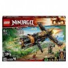 LEGO 71736 Ninjago Le Jet Multi-Missiles, Jouet Avion avec Prison et Figurine Ninja Kai en Or à Collectionner, pour Garçons e