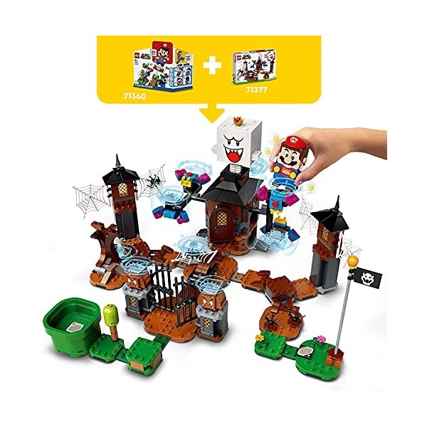 LEGO Super MarioTM 71377 Ensemble dextension Le Jardin hante du Roi Boo