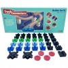 TOY2 Kit de Construction | 44 Connecteurs de Voie de Train Jouets compatibles avec Brio & Lego Duplo | Kit avec 5 connecteurs