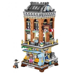 LOZ Building Blocks Educational Toy Architecture Subway Station with Passengers Singer Waiting Room Houses Model Building