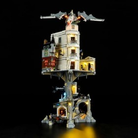 BRIKSMAX Kit d’éclairage à LED pour Lego Harry Potter La Banque des sorciers Gringotts – Édition Collector - Compatible with 