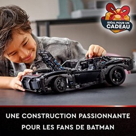 LEGO 42127 Technic Batmobile De Batman : Modèle De Voiture De Collection avec Briques Lumineuses, Idéal pour Les Fans De DC C