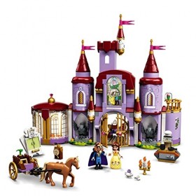 LEGO 43196 Disney Le château de la Belle et la Bête, Jouet du Film Disney avec Mini Figurines