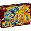 LEGO NINJAGO, Le cyber dragon de Jay, Set de construction avec figures Jay, Nya et Unagami, Figures daction Prime Empire, 12