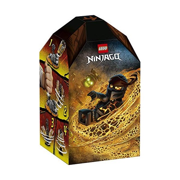 LEGO NINJAGO Spinjitzu Burst - Cole 70685 NINJAGO Accessory Set Building Kit Featuring Ninja Minifigure, New 2020 48 Pieces 