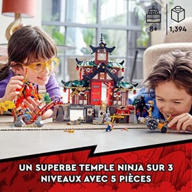 LEGO 71767 Ninjago Le Temple Dojo Ninja Set Maîtres du Spinjitzu, Jouet pour Enfants Dès 8 Ans et Plus avec Figurines Lloyd, 