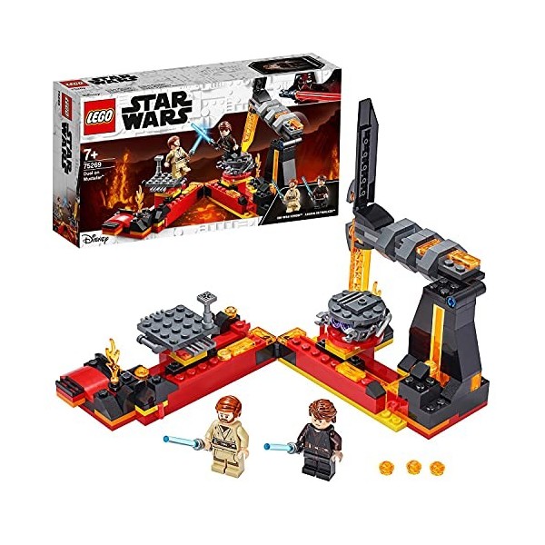 LEGO 75269 Star Wars Duel sur Mustafar avec Les Figurines dAnakin Skywalker et dObi-Wan Kenobi