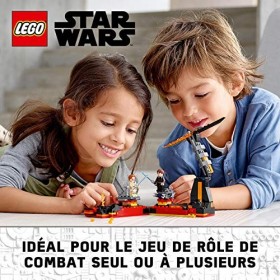LEGO 75269 Star&nbsp;Wars Duel&nbsp;sur&nbsp;Mustafar avec Les Figurines dAnakin Skywalker et dObi-Wan Kenobi